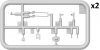 MiniArt 37073 TRANSMISSION SET FOR T-55/T-55A  1/35
